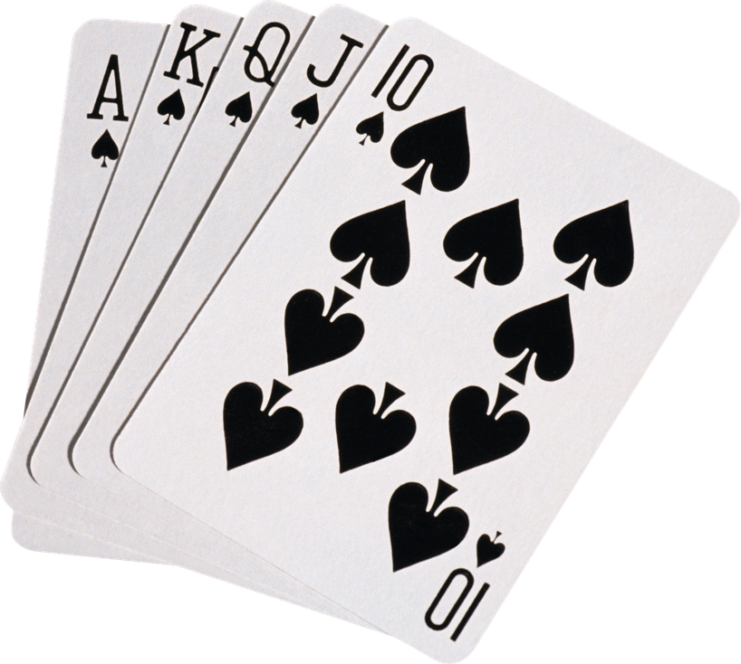 Poker Png Picture (black, lavender)