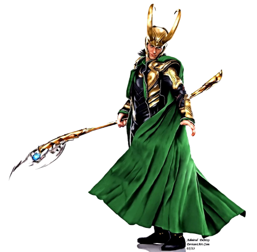 Loki Png Image (green, black)