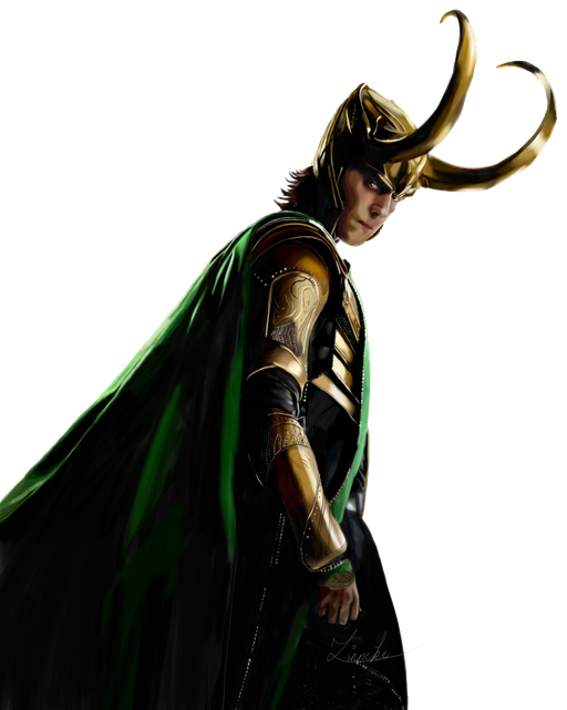 Loki Png Transparent Image (black)