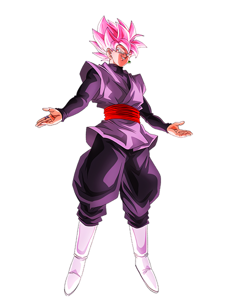 Goku Black Transparent Background (black, white)