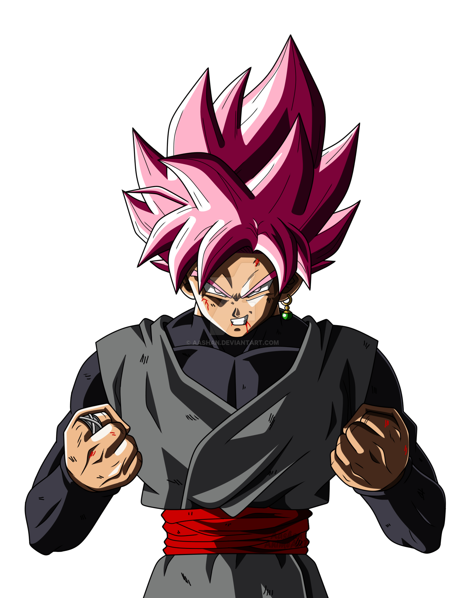 Goku Black Zamasu Png Hd (black, gray)