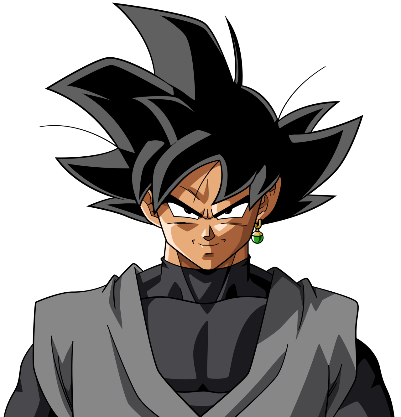 Goku Black Zamasu Png Image (black, gray, indigo)