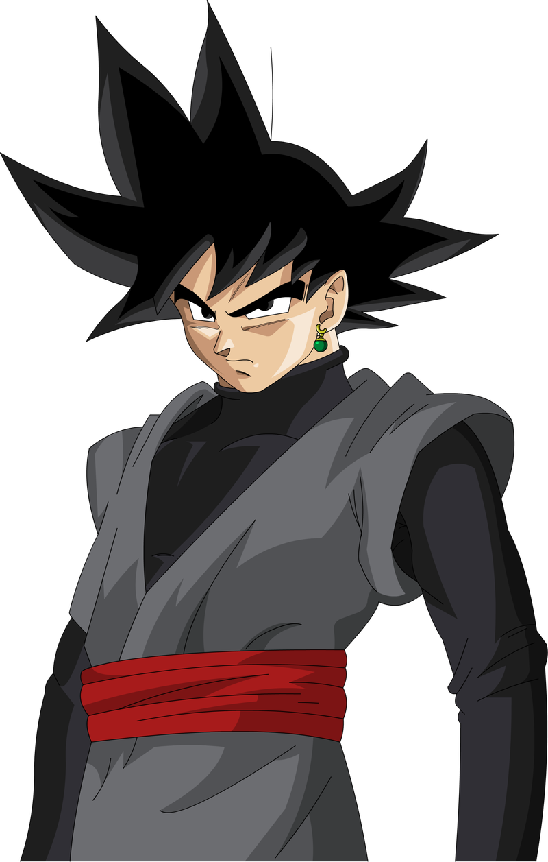 Goku Black Zamasu Transparent Png (black, gray)