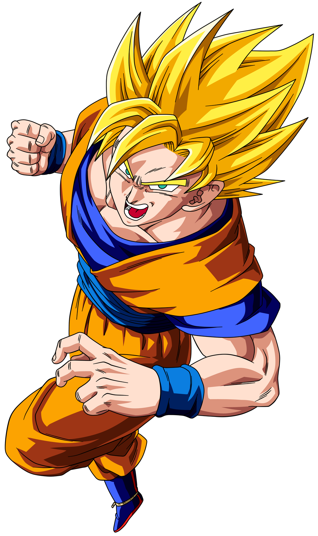 Goku Png Free Download (black, maroon, beige, orange)