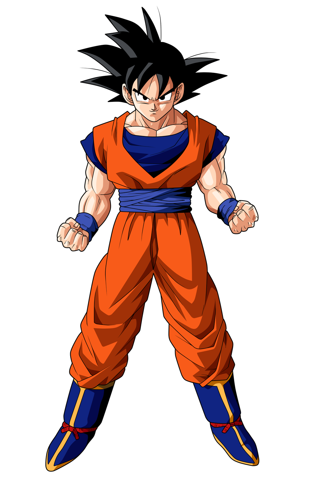 Goku Png Transparent Image (black, maroon, chocolate)