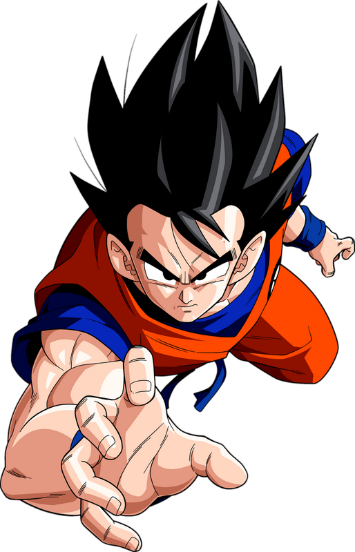 Goku Png Transparent (salmon, chocolate, black, maroon, pink)