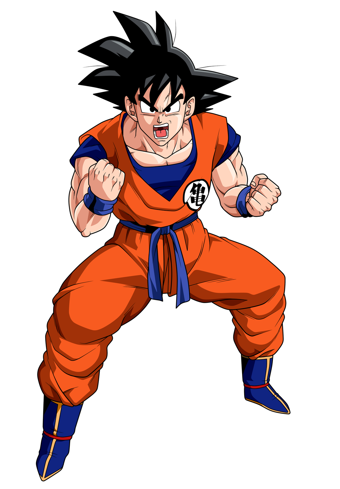 Goku Transparent Background (black, chocolate)