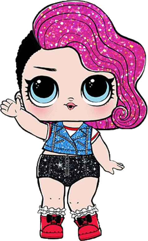 Lol Surprise Doll Png Transparent Image (pink, black)