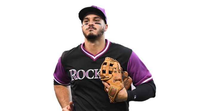 Nolan Arenado Png File (black)