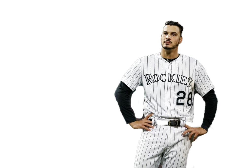 Nolan Arenado Png Hd (white, lavender)