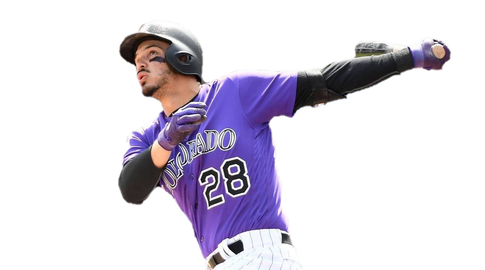 Nolan Arenado Png Isolated File (white, gray)