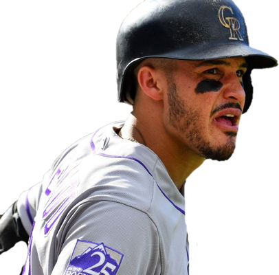 Nolan Arenado Transparent Png (white, silver, black)