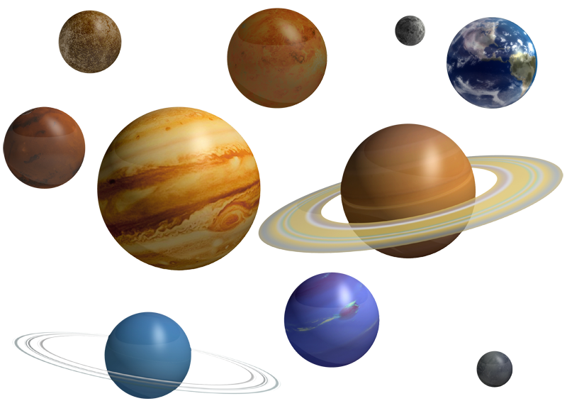 Solar System Png Image Hd (black)