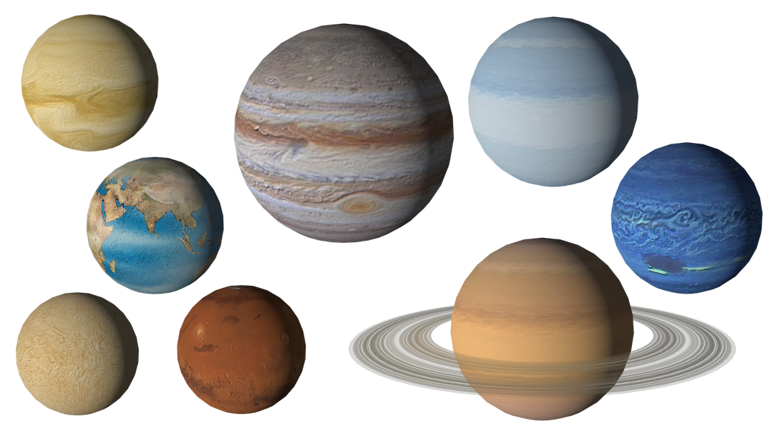 Solar System Png Photo Image (black)