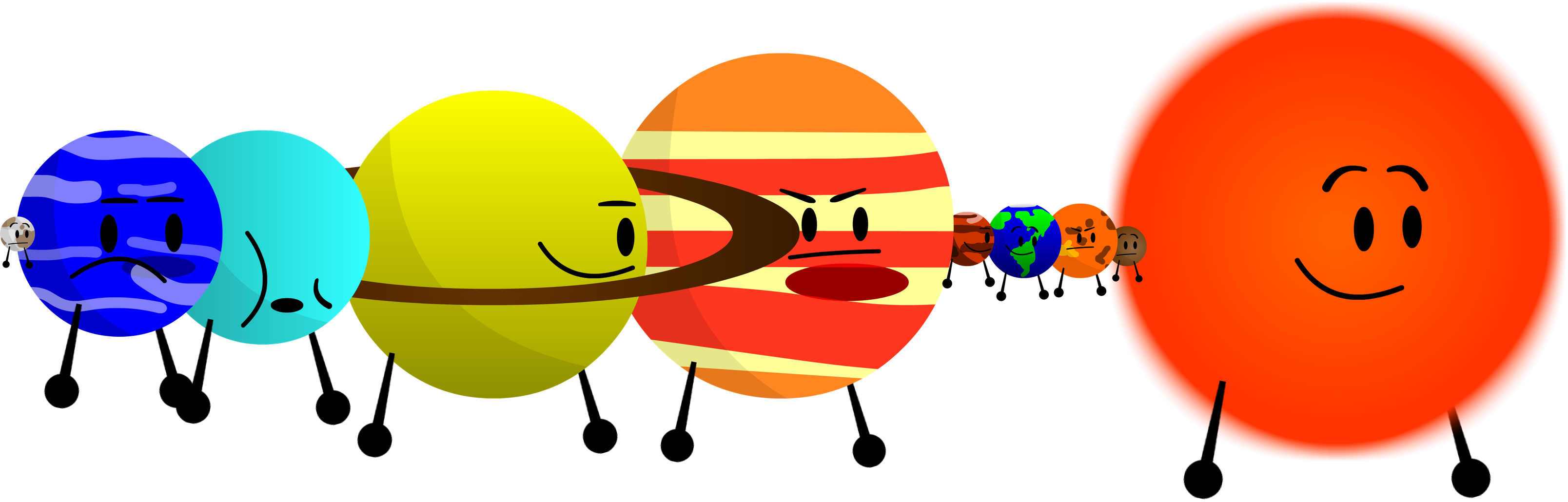 Solar System Png (chocolate, black, orange, red)