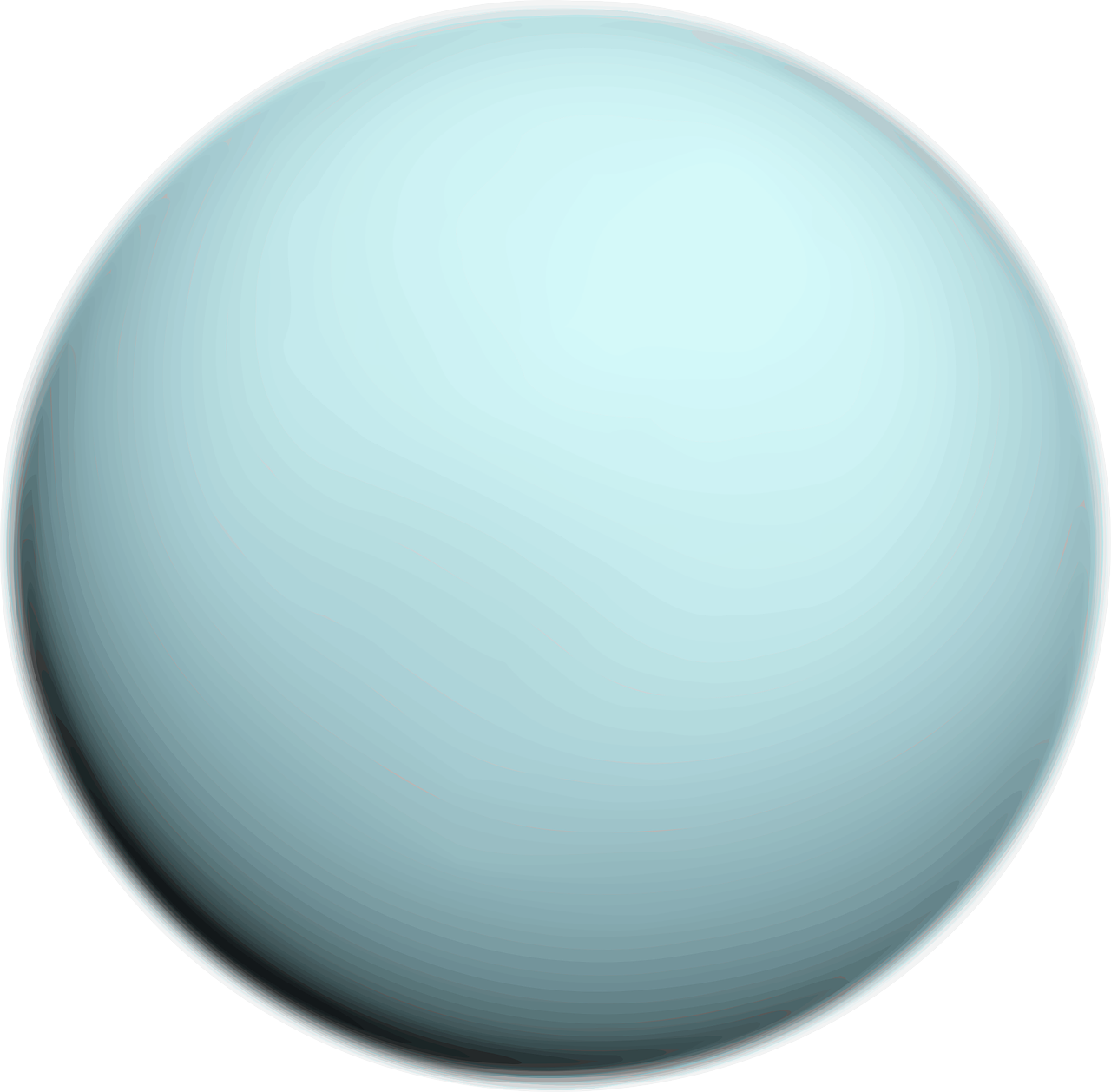 Solar System Planet Png File (mint, lavender, white)