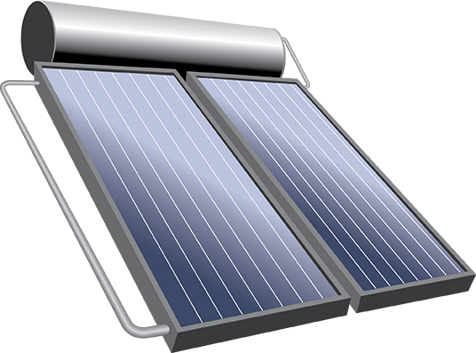 Solar Water Heater Transparent Images Png (indigo, silver, gray)