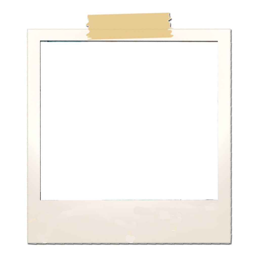 Polaroid Frame Png Pic (black, silver, beige, white)