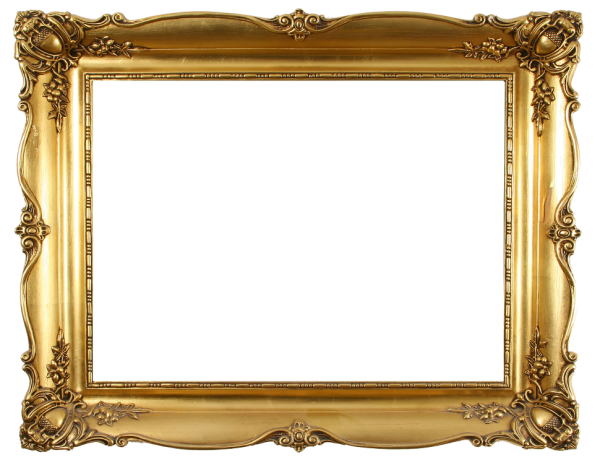 Gold Antique Frame Transparent Png (black, chocolate)