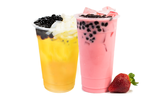 Cold Bubble Tea Png Transparent Image (beige, white)