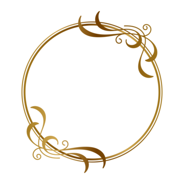 Gold Circle No Background (chocolate, maroon, black, olive)