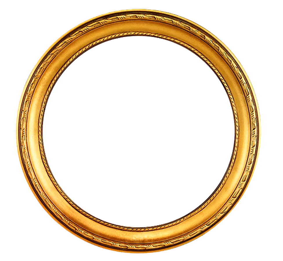 Gold Circle Png Picture (gray, white, silver)