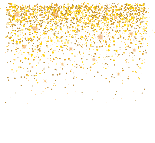 Gold Decoration Png Hd Image (black)