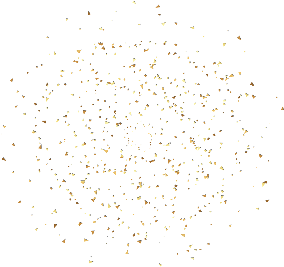 Gold Decoration Png High Quality Image (black)