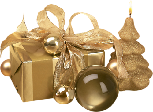 Gold Gift Png Photos (black, olive, chocolate, white)