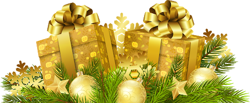 Gold Gift Png Pic (black, chocolate, olive)