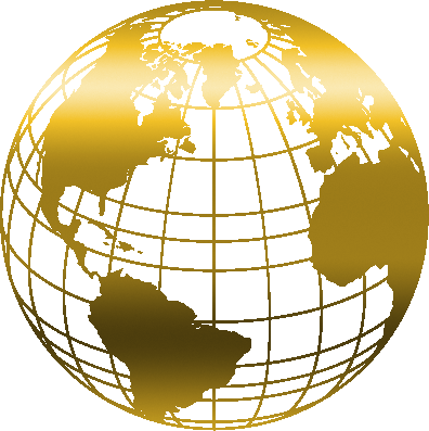 Gold Globe Png Pic (gold, olive, white)