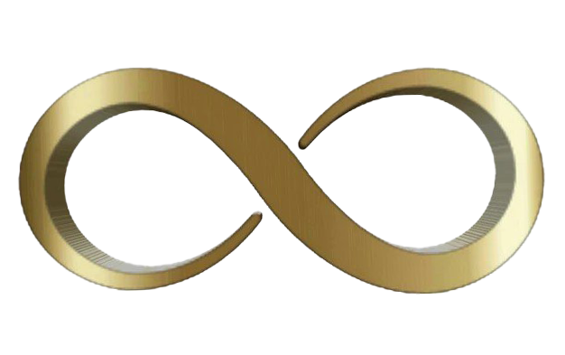 Gold Infinity Png Clipart (beige, olive, white)