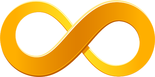 Gold Infinity Png Download Image (chocolate, black, orange)