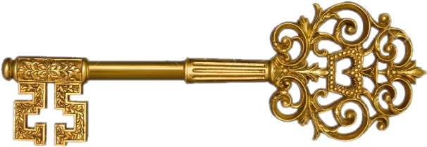 Gold Key Png Clipart (black, maroon, olive)