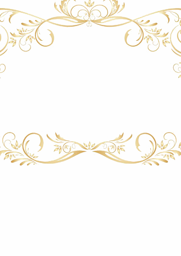 Gold Lace Png Transparent Image (white)