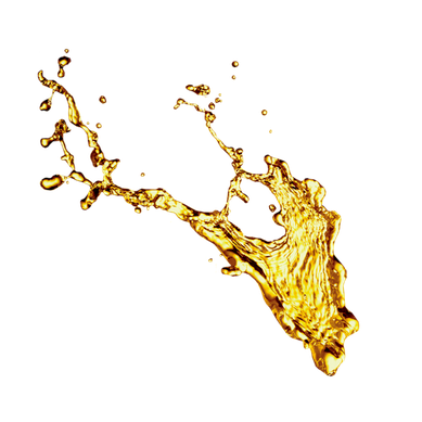 Gold Liquid Splash Png Image (black)