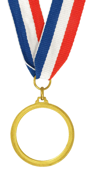 Gold Medal Png File (teal, beige, navy, black)