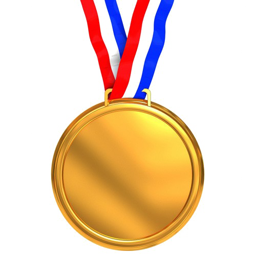 Gold Medal Png Picture (white)