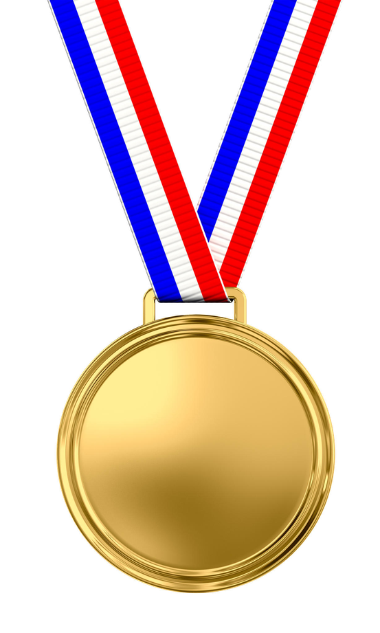 Gold Medal Transparent Background (black, red, pink, blue)