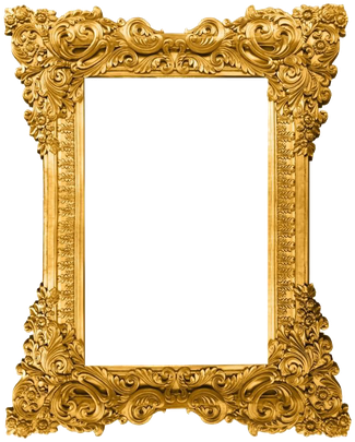 Gold Pattern Frame Png Clipart (maroon, black)