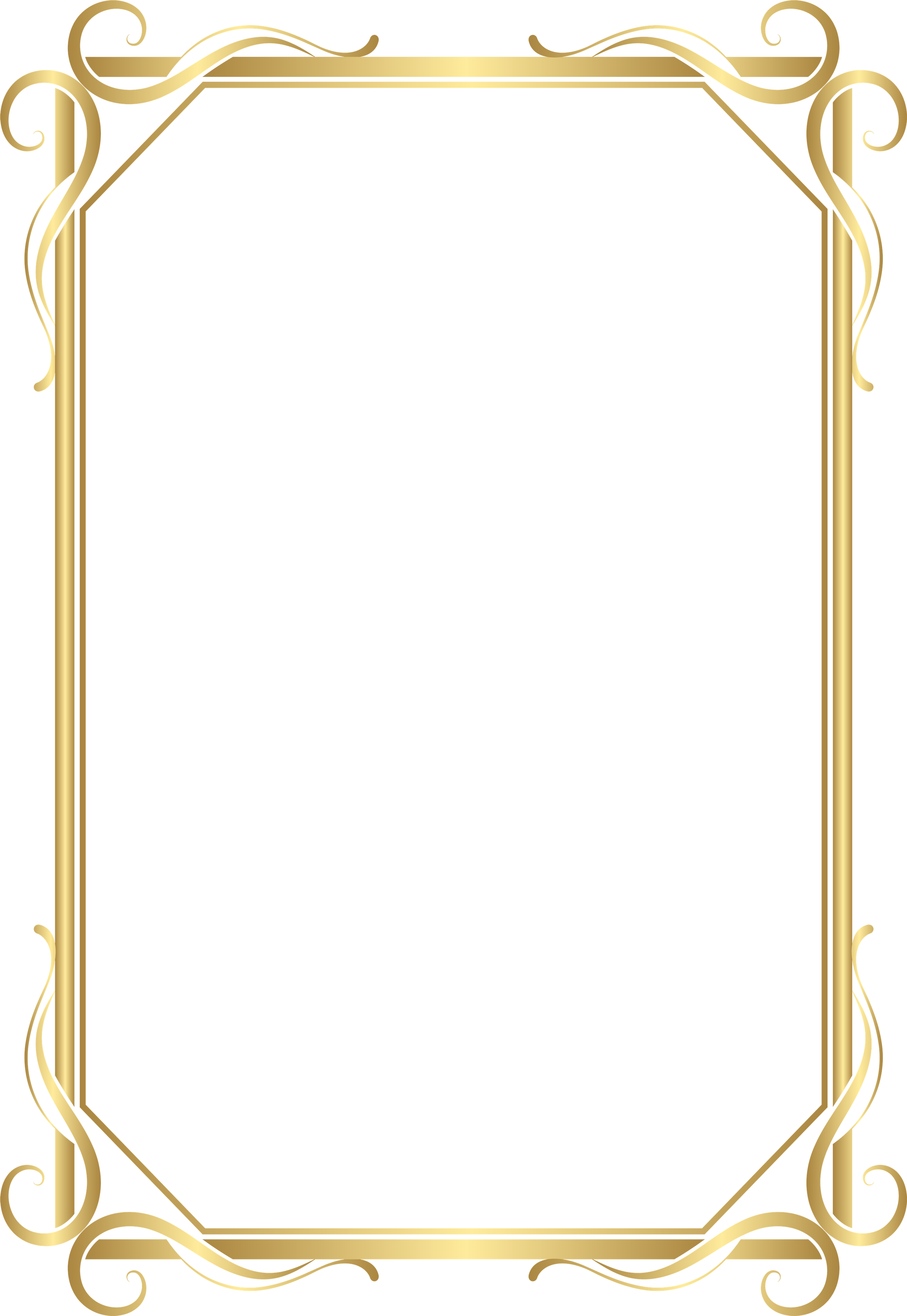 Gold Square Frame Png Pic (black, gray, salmon)