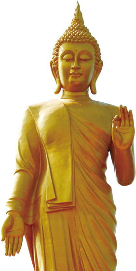 Golden Buddha Statue Png Photos (black, chocolate)