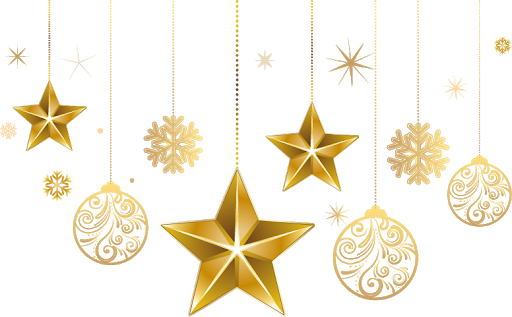 Golden Christmas Star Png Free Image (black)