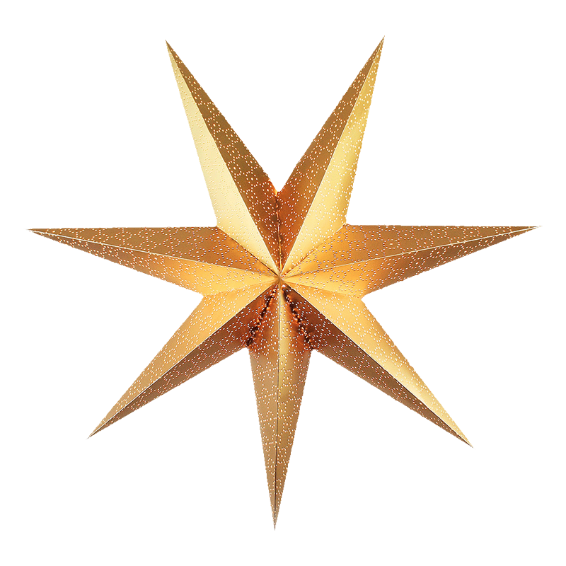 Golden Christmas Star Png Picture (beige, white)