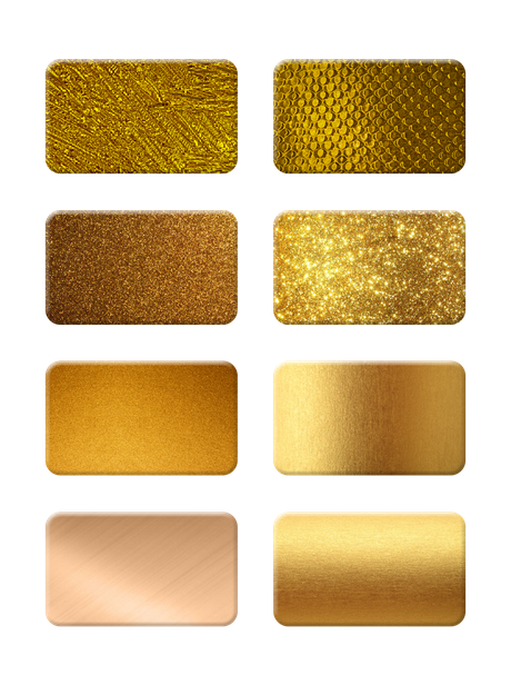 Golden Decoration Png File (black, gray)