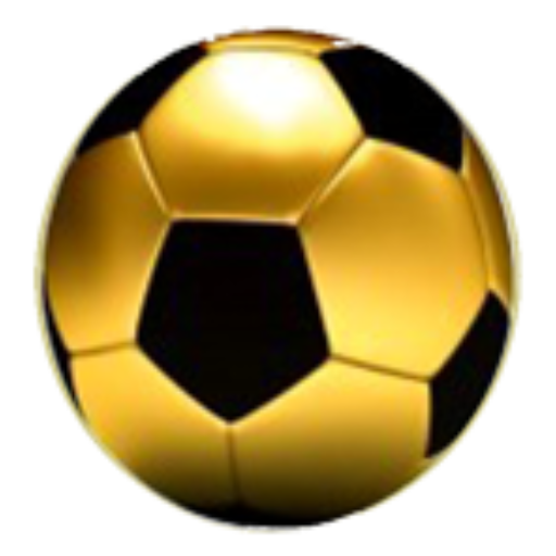 Golden Football Png File (black)