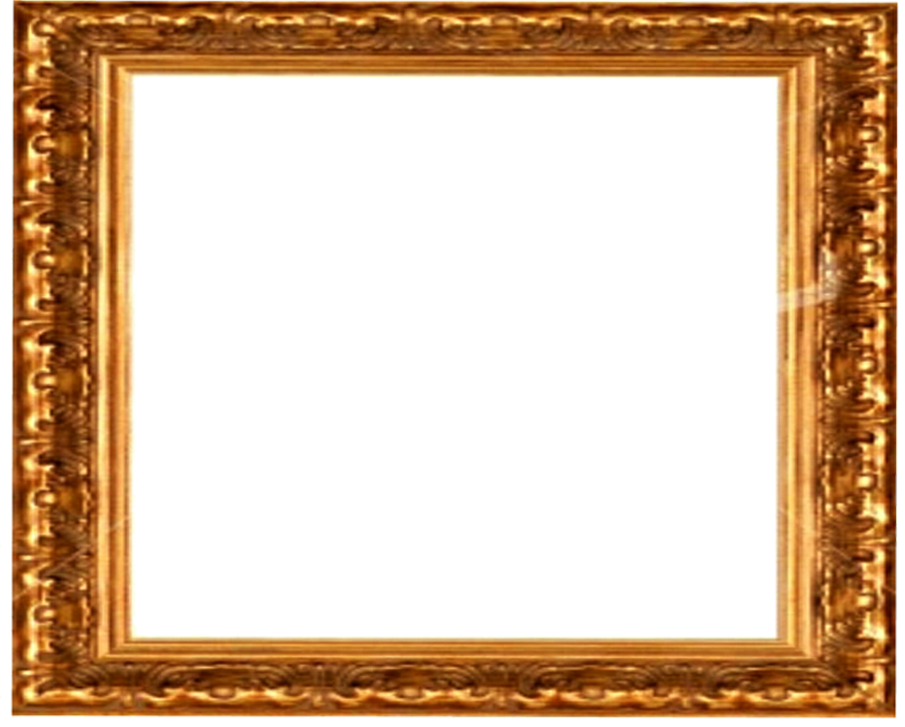 Golden Frame No Background (black, gray)