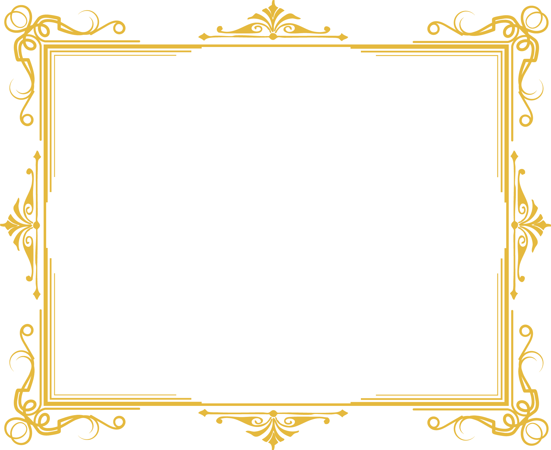 Golden Frame Png Hd Image (beige, salmon, pink, white)