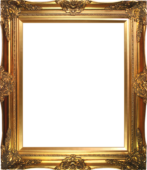 Golden Frame Png Image Hd (black, olive)