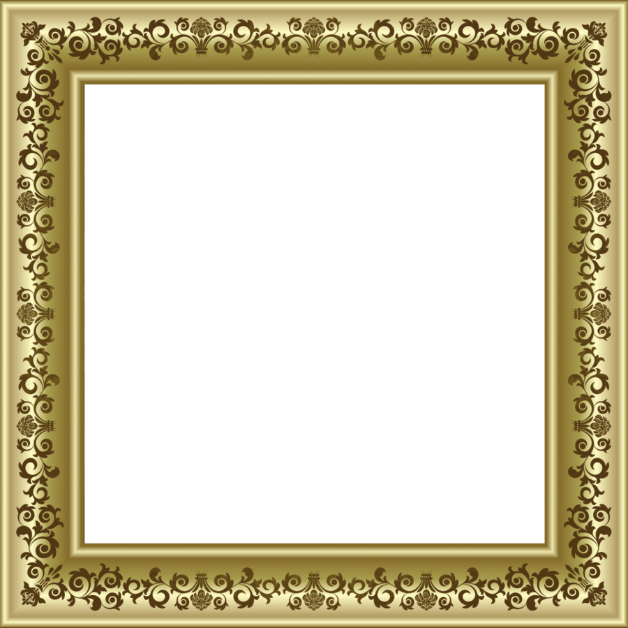 Golden Frame Png Photos (olive, gray, black, silver, salmon)